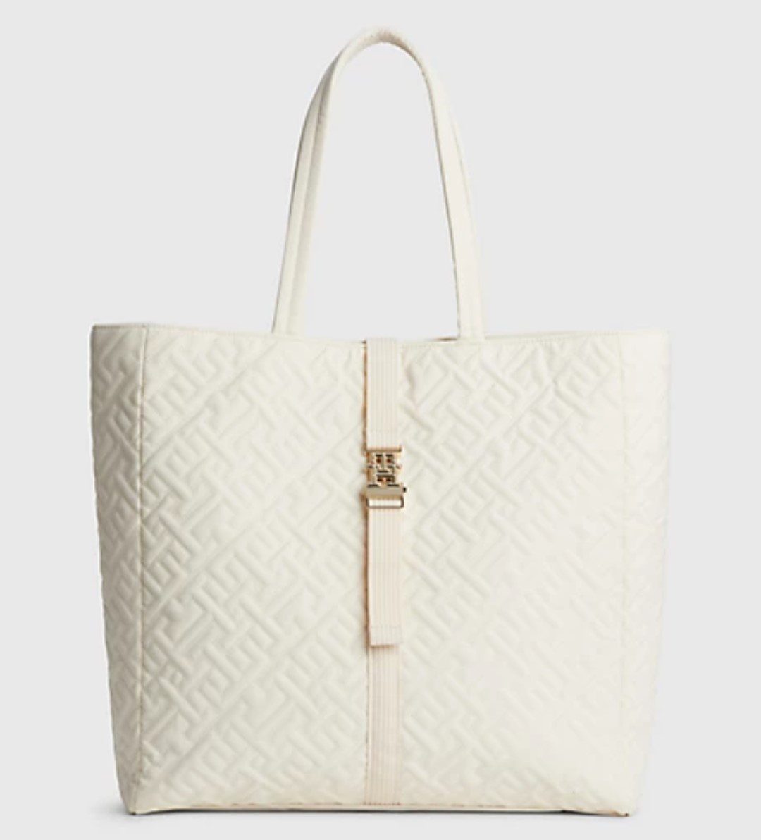 TOMMY HILFIGER Monogram quilted tote